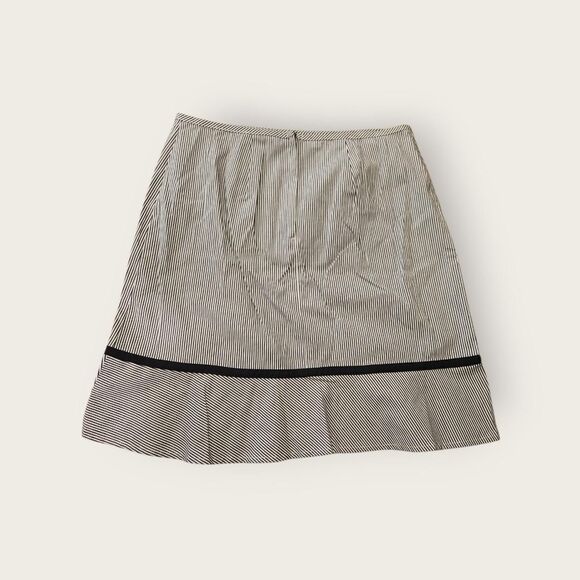 Vintage Y2k early 2000s My Michelle black striped preppy knee length skirt - Picture 2 of 4